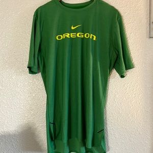 Nike Oregon Ducks Dri-Fit Tee Shirt Cape Back